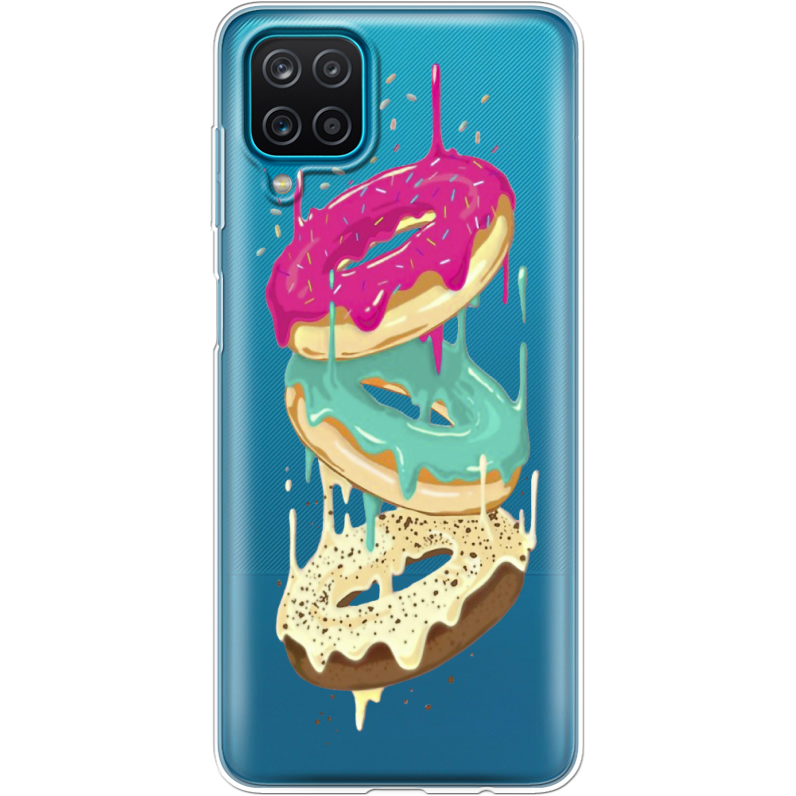 Прозрачный чехол BoxFace Samsung A125 Galaxy A12 Donuts