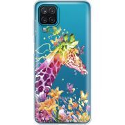 Прозрачный чехол BoxFace Samsung A125 Galaxy A12 Colorful Giraffe