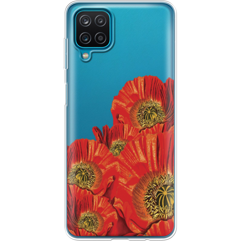 Прозрачный чехол BoxFace Samsung A125 Galaxy A12 Red Poppies