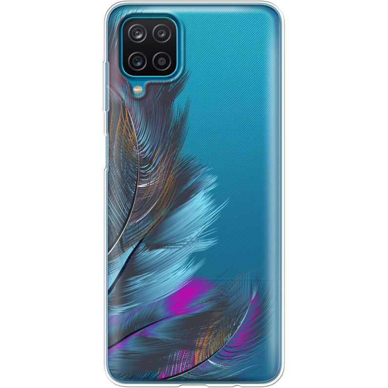 Прозрачный чехол BoxFace Samsung A125 Galaxy A12 Feathers