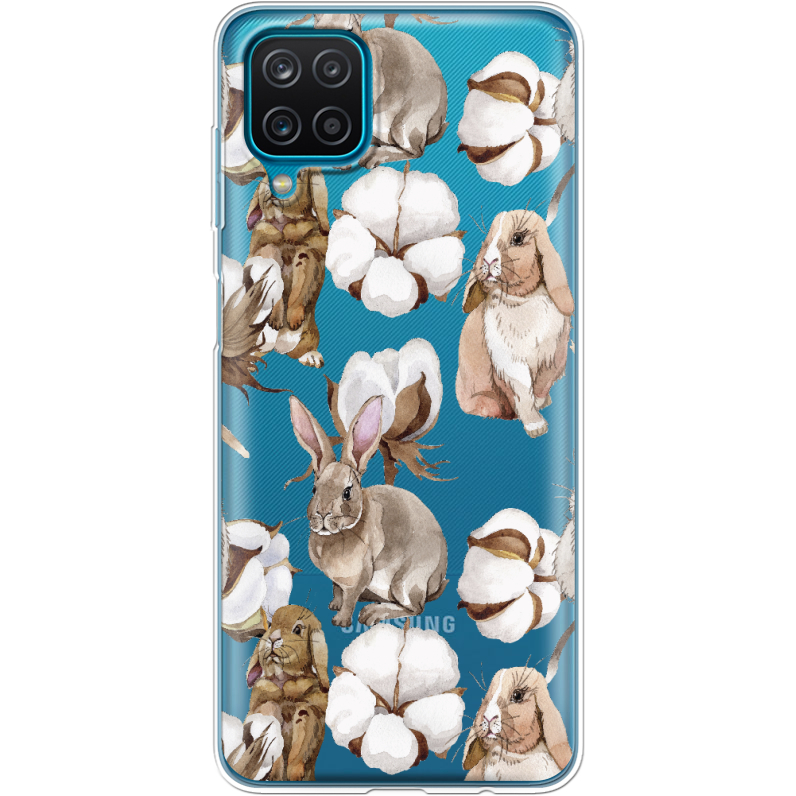 Прозрачный чехол BoxFace Samsung A125 Galaxy A12 Cotton and Rabbits