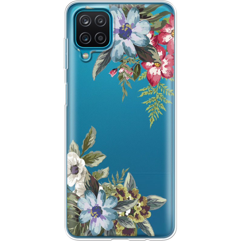 Прозрачный чехол BoxFace Samsung A125 Galaxy A12 Floral