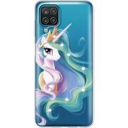 Чехол со стразами Samsung A125 Galaxy A12 Unicorn Queen