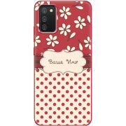 Чехол BoxFace Samsung A025 Galaxy A02S Именной Polka Dots