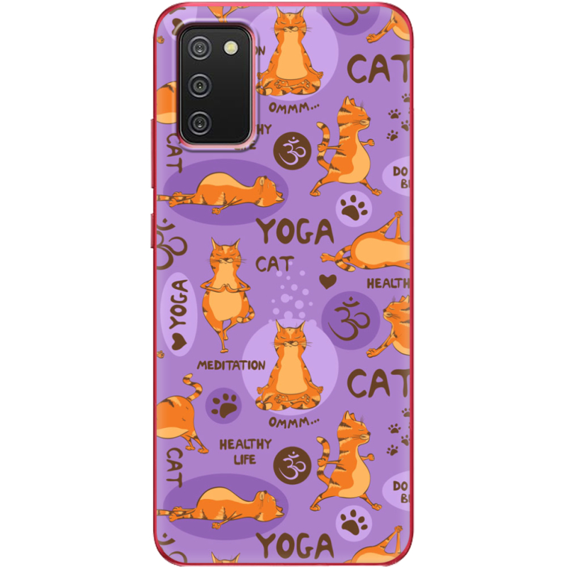 Чехол BoxFace Samsung A025 Galaxy A02S Yoga Cat