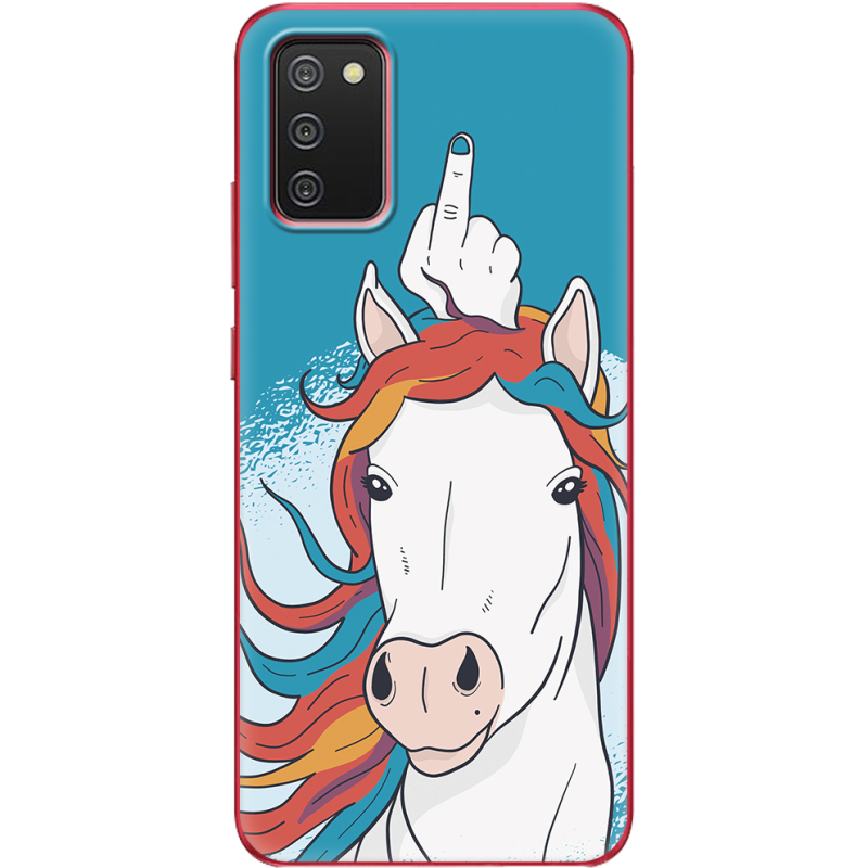 Чехол BoxFace Samsung A025 Galaxy A02S Fuck Unicorn