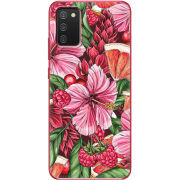 Чехол BoxFace Samsung A025 Galaxy A02S Tropical Flowers