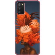 Чехол BoxFace Samsung A025 Galaxy A02S Exquisite Orange Flowers