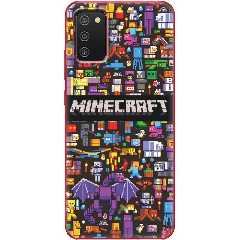 Чехол BoxFace Samsung A025 Galaxy A02S Minecraft Mobbery