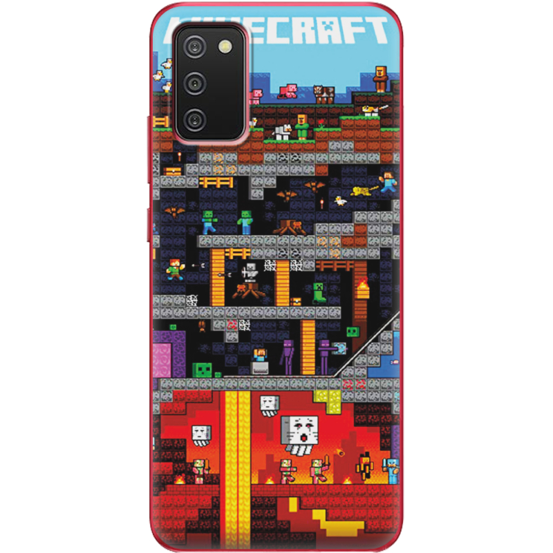 Чехол BoxFace Samsung A025 Galaxy A02S Minecraft Lode Runner