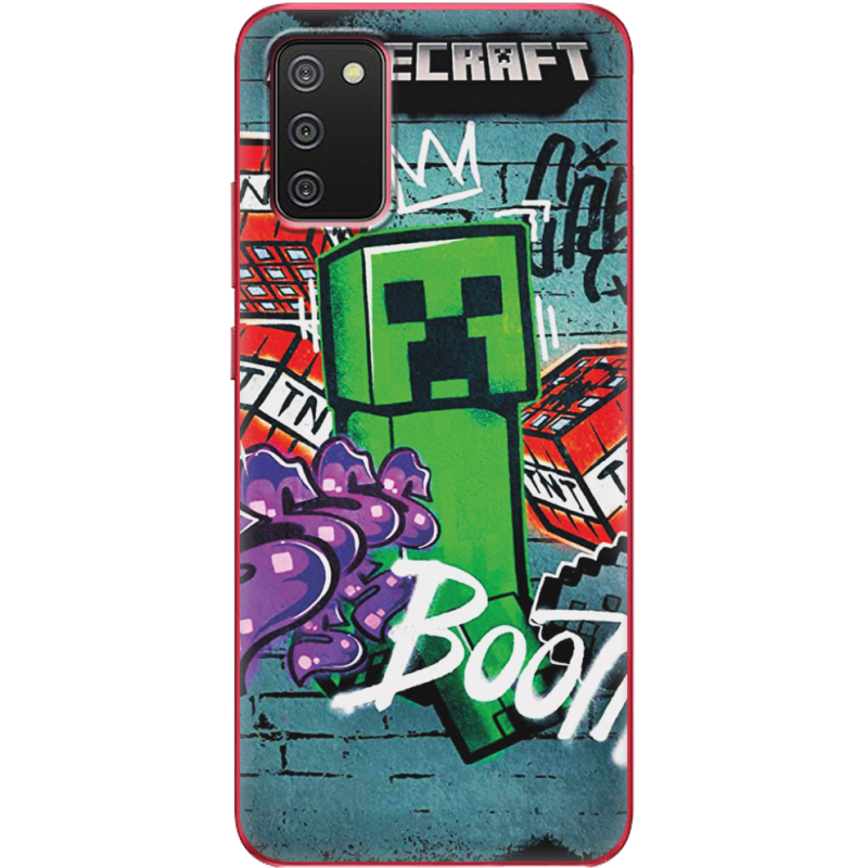 Чехол BoxFace Samsung A025 Galaxy A02S Minecraft Graffiti