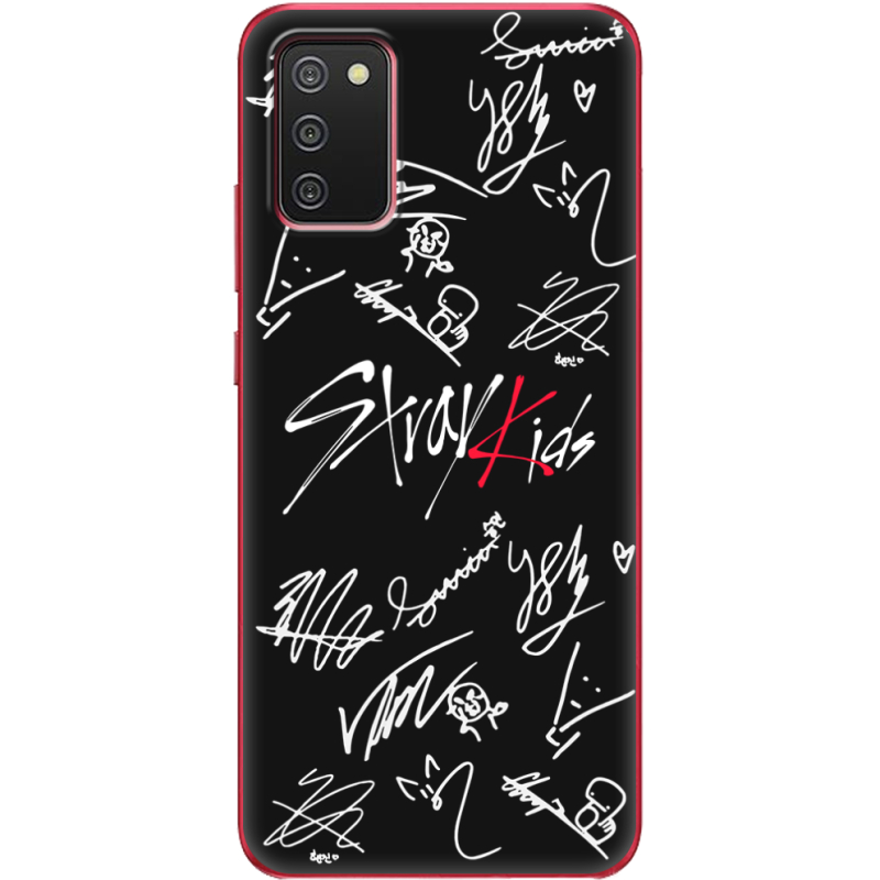 Чехол BoxFace Samsung A025 Galaxy A02S Stray Kids автограф