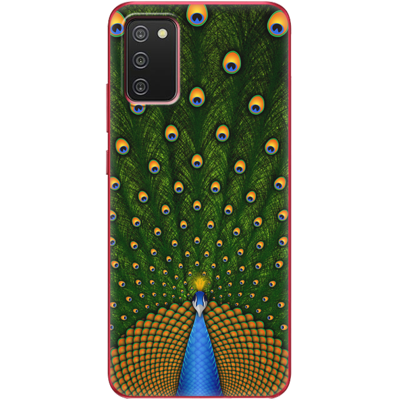 Чехол BoxFace Samsung A025 Galaxy A02S Peacocks Tail