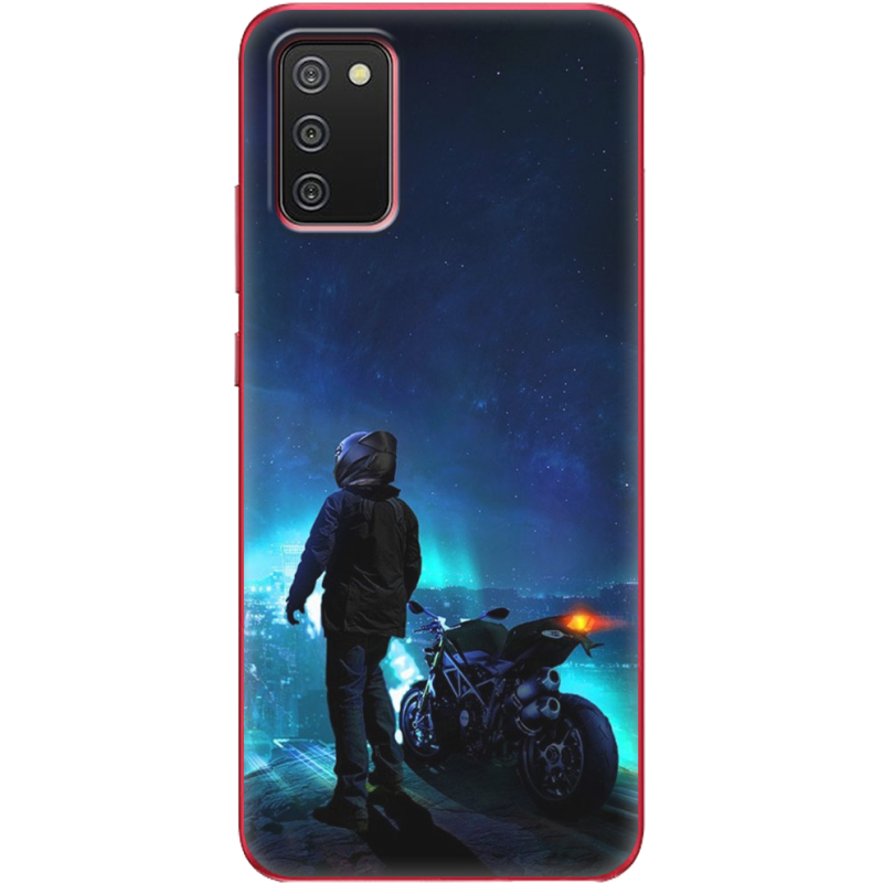 Чехол BoxFace Samsung A025 Galaxy A02S Motorcyclist