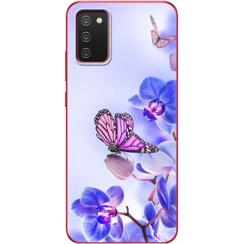 Чехол BoxFace Samsung A025 Galaxy A02S Orchids and Butterflies