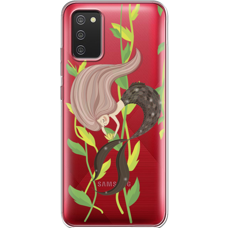 Прозрачный чехол BoxFace Samsung A025 Galaxy A02S Cute Mermaid