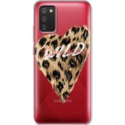 Прозрачный чехол BoxFace Samsung A025 Galaxy A02S Wild Love