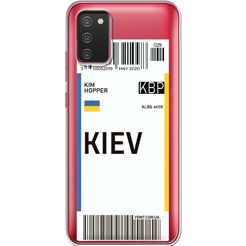 Прозрачный чехол BoxFace Samsung A025 Galaxy A02S Ticket Kiev