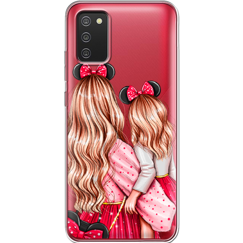 Прозрачный чехол BoxFace Samsung A025 Galaxy A02S Mouse Girls