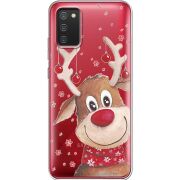 Прозрачный чехол BoxFace Samsung A025 Galaxy A02S Winter Deer