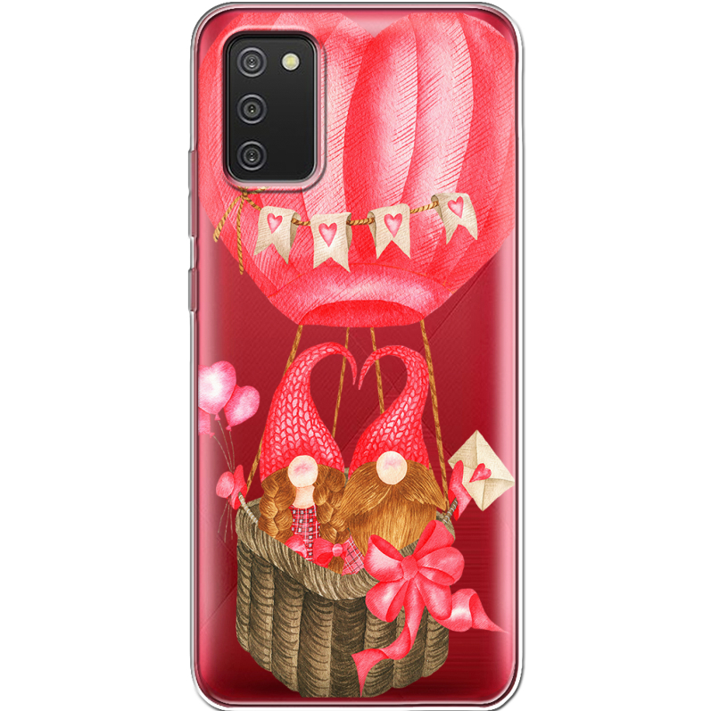 Прозрачный чехол BoxFace Samsung A025 Galaxy A02S Valentine Dwarfs