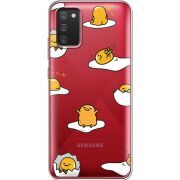 Прозрачный чехол BoxFace Samsung A025 Galaxy A02S Gudetama