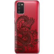 Прозрачный чехол BoxFace Samsung A025 Galaxy A02S Chinese Dragon