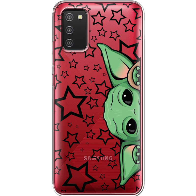 Прозрачный чехол BoxFace Samsung A025 Galaxy A02S Baby Yoda