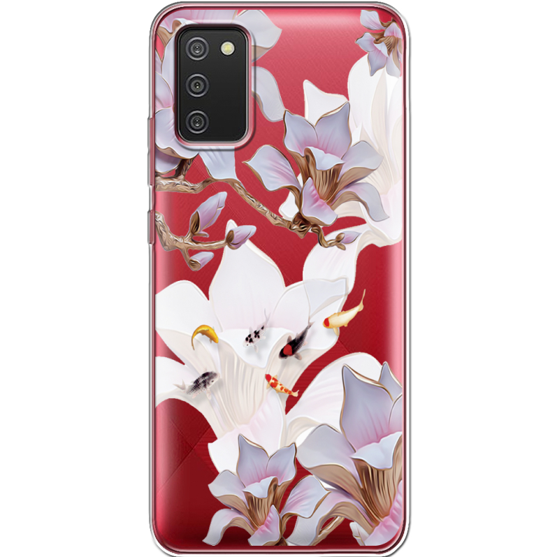 Прозрачный чехол BoxFace Samsung A025 Galaxy A02S Chinese Magnolia