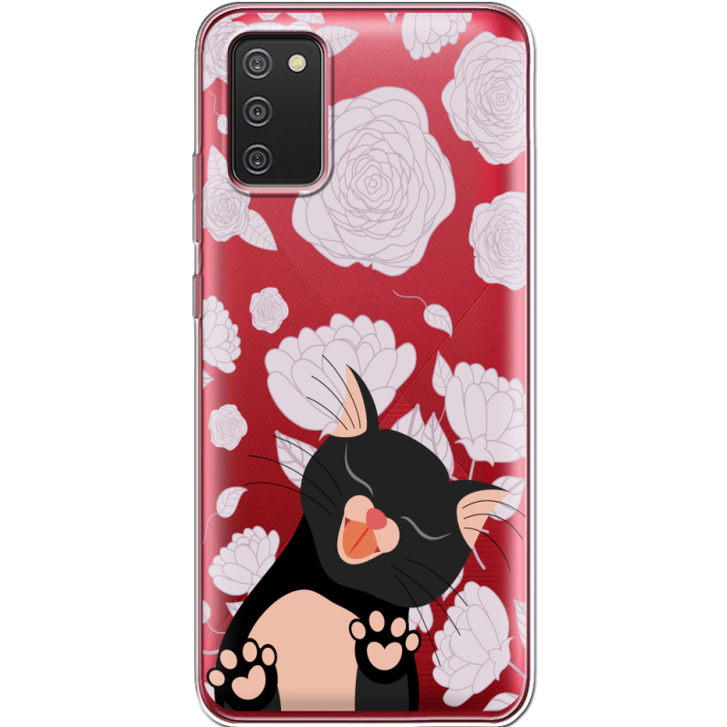 Прозрачный чехол BoxFace Samsung A025 Galaxy A02S Meow