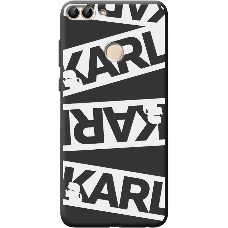 Черный чехол BoxFace Huawei P Smart White Karl