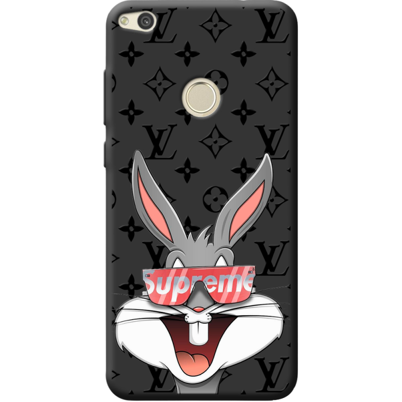 Черный чехол BoxFace Huawei P8 Lite 2017 looney bunny