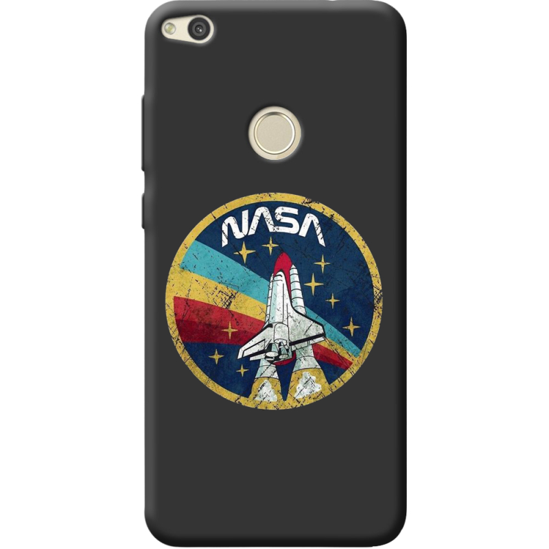Черный чехол BoxFace Huawei P8 Lite 2017 NASA