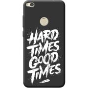 Черный чехол BoxFace Huawei P8 Lite 2017 Hard Times Good Times