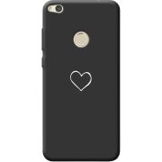 Черный чехол BoxFace Huawei P8 Lite 2017 My Heart