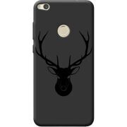 Черный чехол BoxFace Huawei P8 Lite 2017 Deer