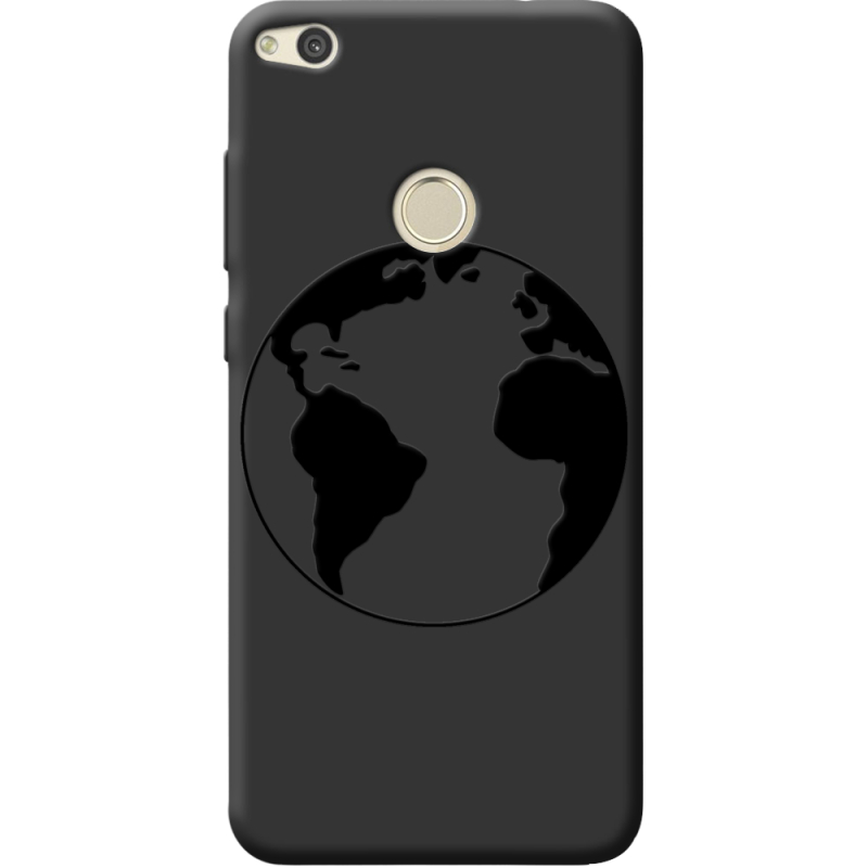 Черный чехол BoxFace Huawei P8 Lite 2017 Earth