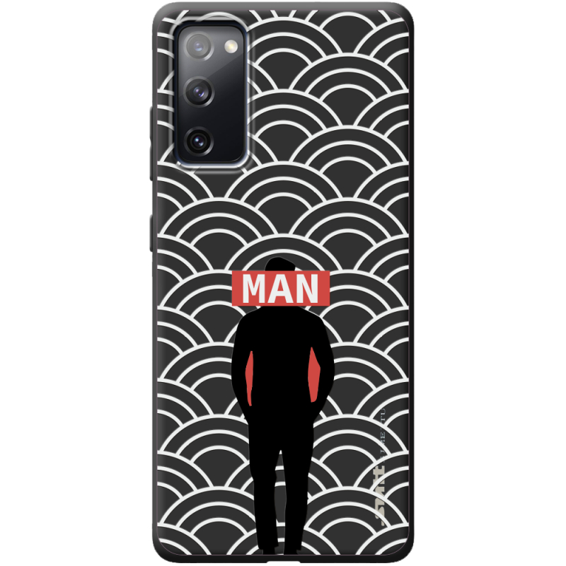 Черный чехол BoxFace Samsung G780 Galaxy S20 FE Man Pattern