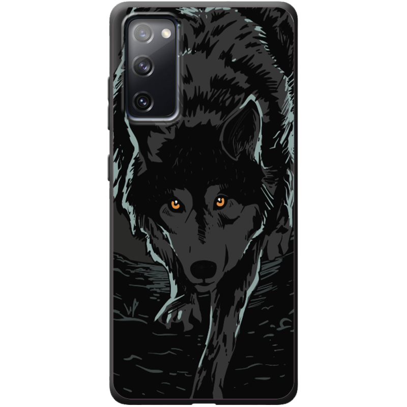 Черный чехол BoxFace Samsung G780 Galaxy S20 FE Wolf