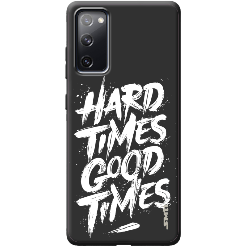 Черный чехол BoxFace Samsung G780 Galaxy S20 FE Hard Times Good Times