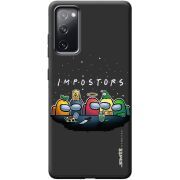 Черный чехол BoxFace Samsung G780 Galaxy S20 FE Among Us Impostors