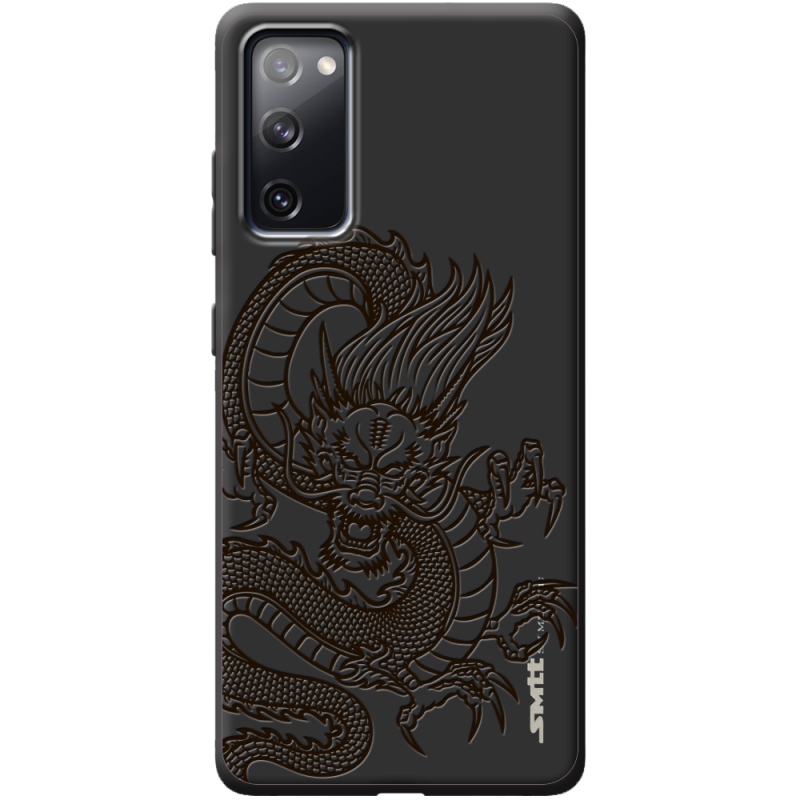 Черный чехол BoxFace Samsung G780 Galaxy S20 FE Chinese Dragon