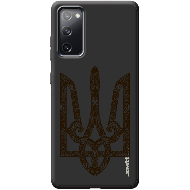 Черный чехол BoxFace Samsung G780 Galaxy S20 FE Ukrainian Trident