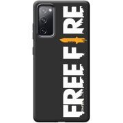 Черный чехол BoxFace Samsung G780 Galaxy S20 FE Free Fire White Logo