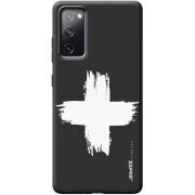 Черный чехол BoxFace Samsung G780 Galaxy S20 FE Білий хрест ЗСУ