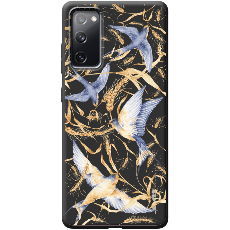Черный чехол BoxFace Samsung G780 Galaxy S20 FE Ластівки