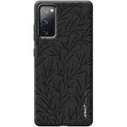 Черный чехол BoxFace Samsung G780 Galaxy S20 FE Leaves