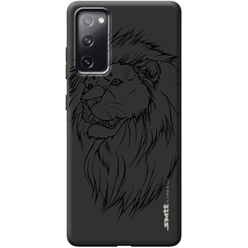 Черный чехол BoxFace Samsung G780 Galaxy S20 FE Lion