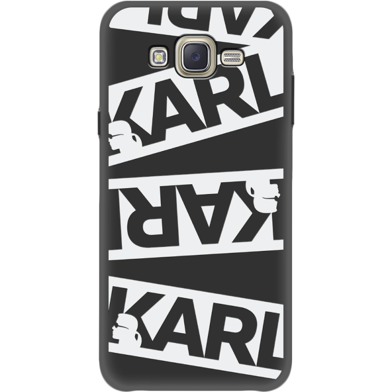 Черный чехол BoxFace Samsung J701 Galaxy J7 Neo Duos White Karl