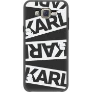 Черный чехол BoxFace Samsung J701 Galaxy J7 Neo Duos White Karl